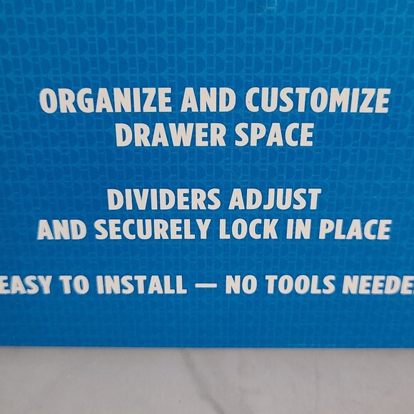 Drawer Dividers IDesign Set of 2 Clear NEW - Picture 8 of 15